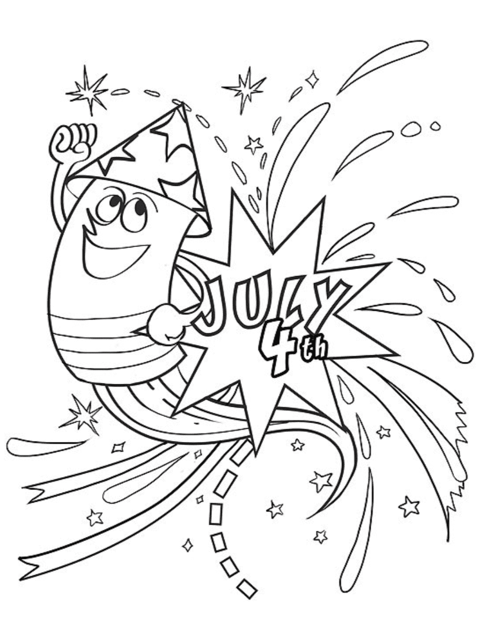 free 4th of july coloring pages 2022