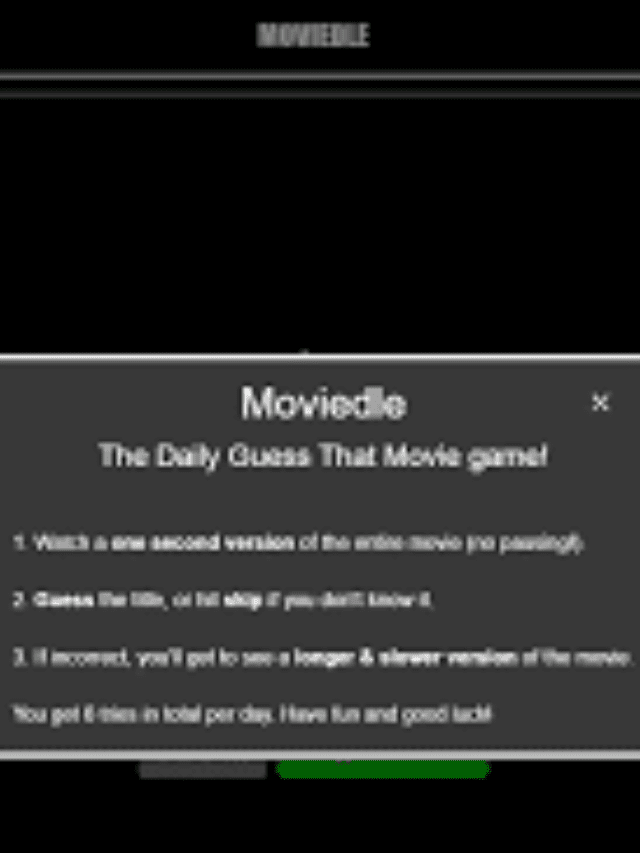 Moviedle Answer and Hints Today – August 4, 2022 Daily Solution